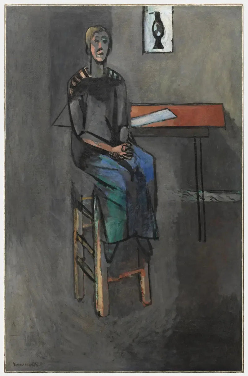 Vrouw op een kruk - Henri Matisse