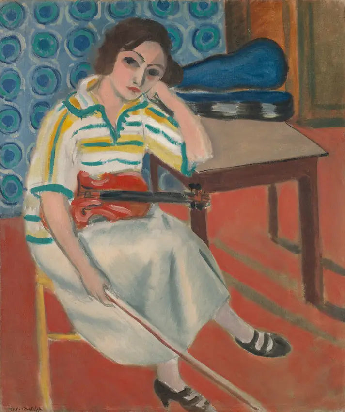 Vrouw met viool - Henri Matisse