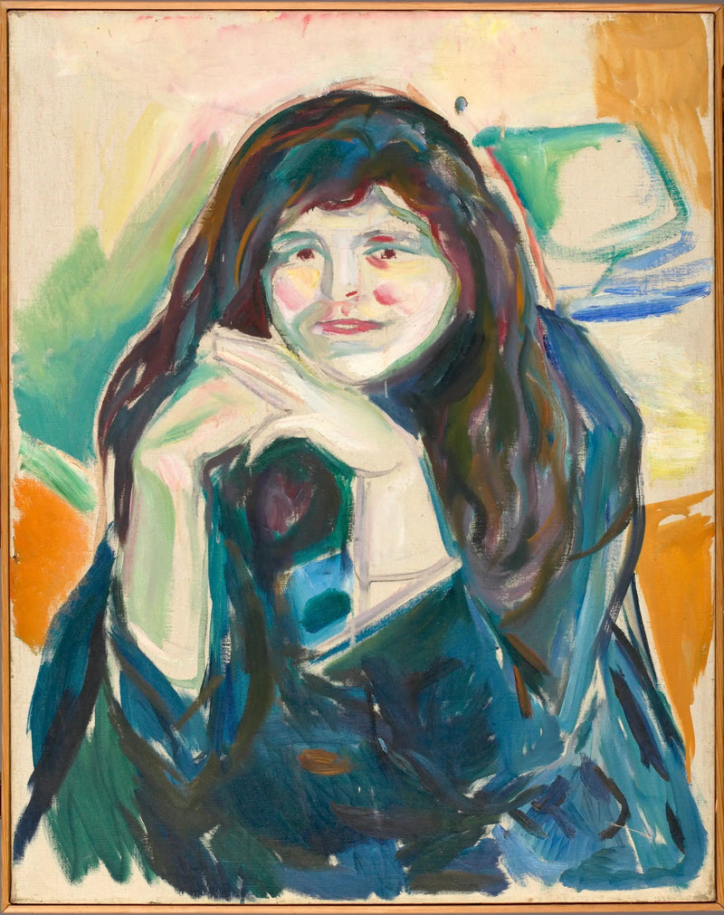 Vrouw met los haar - Edvard Munch