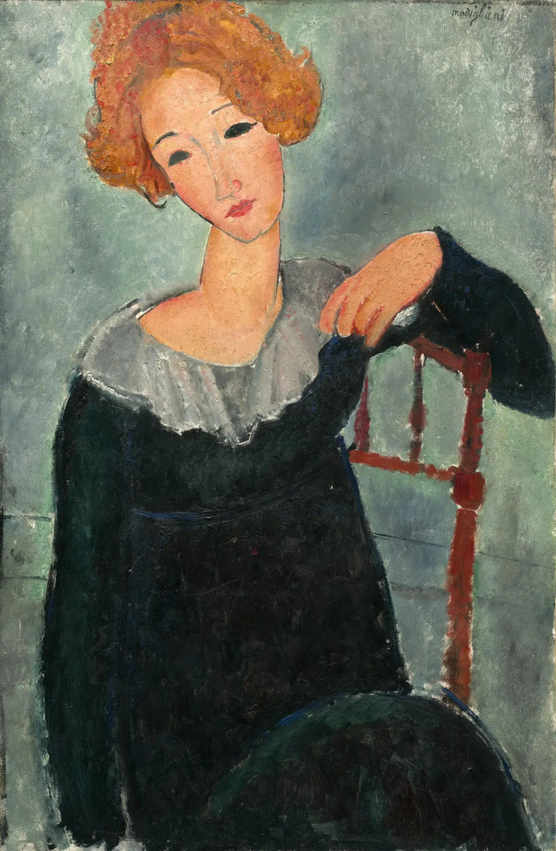 Vrouw met rood haar - Amedeo Modigliani