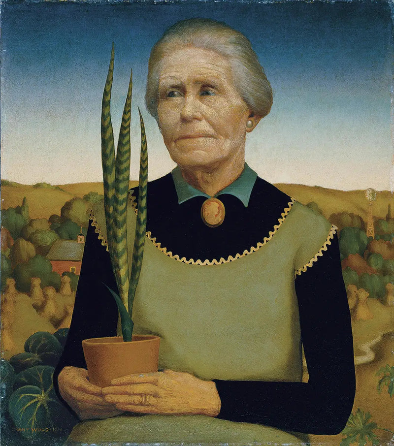 Vrouw met planten - Grant Wood

Source:
Femme aux plantes - Grant Wood