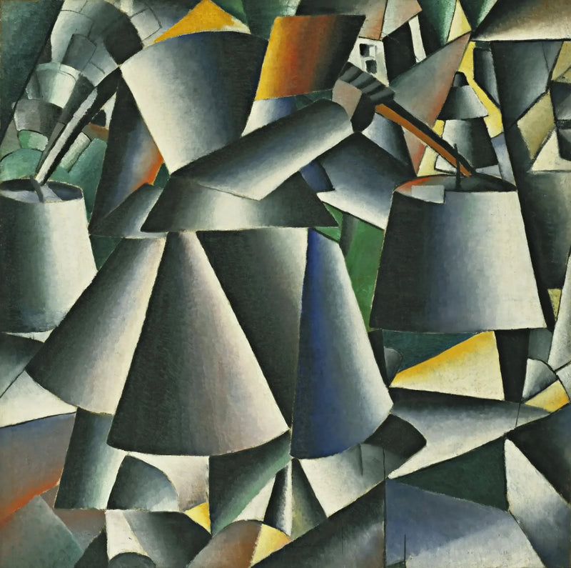 Vrouw met wateren - Kazimir Malevich