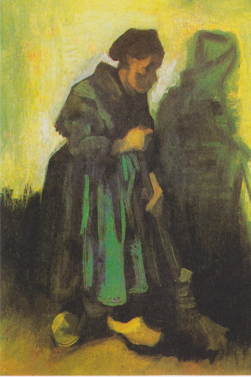 Vrouw met een bezem - Vincent van Gogh