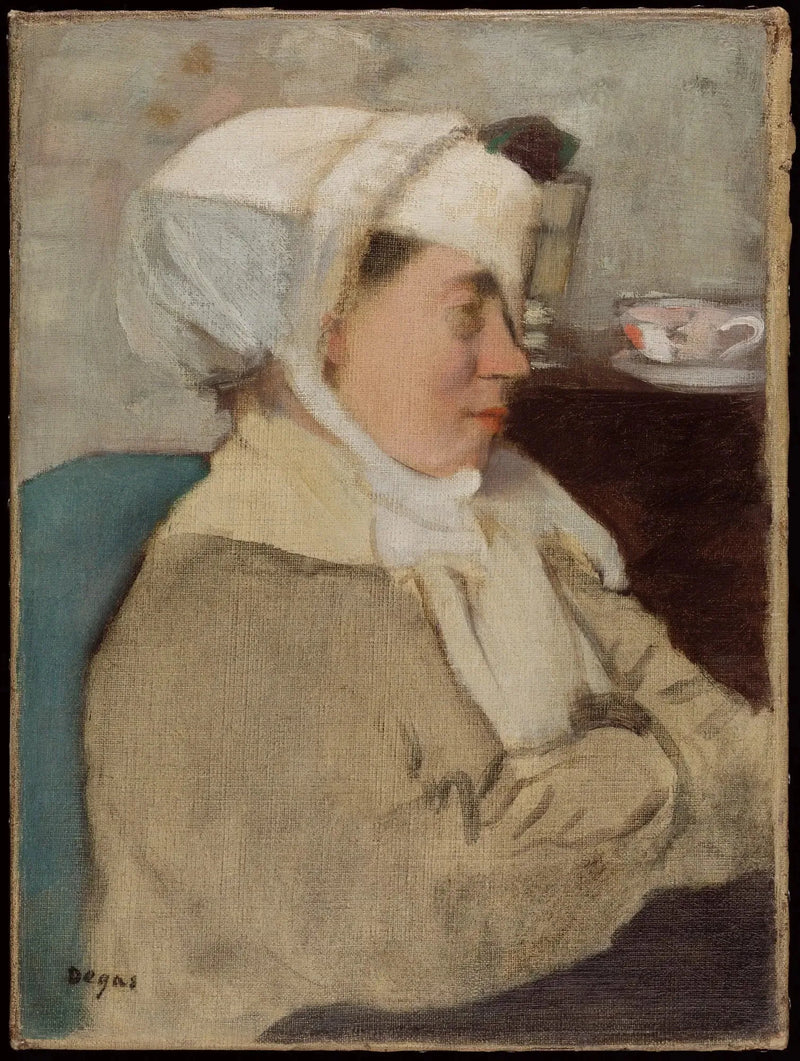 Vrouw met een verband - Edgar Degas