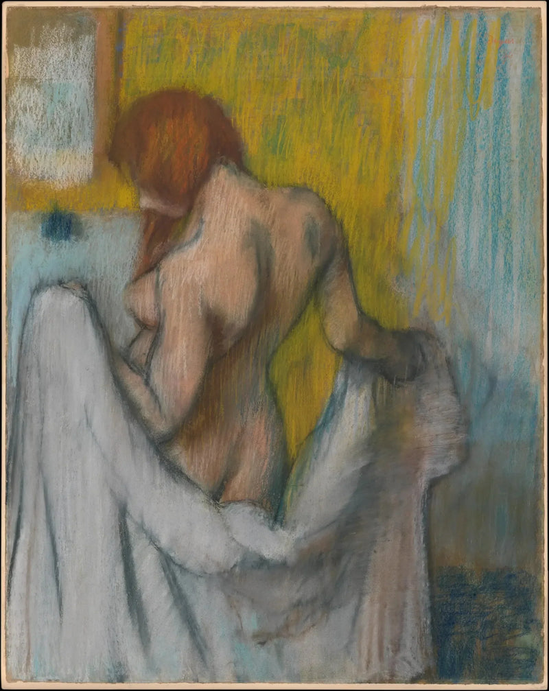 Vrouw met een handdoek - Edgar Degas