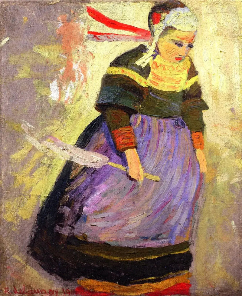 Bretoense vrouw - Robert Delaunay