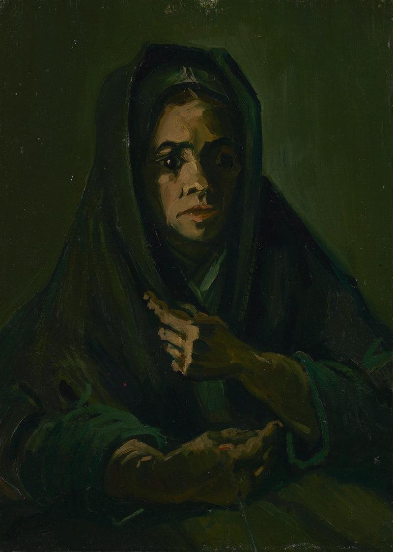 Vrouw met rouwsjaal - Vincent van Gogh