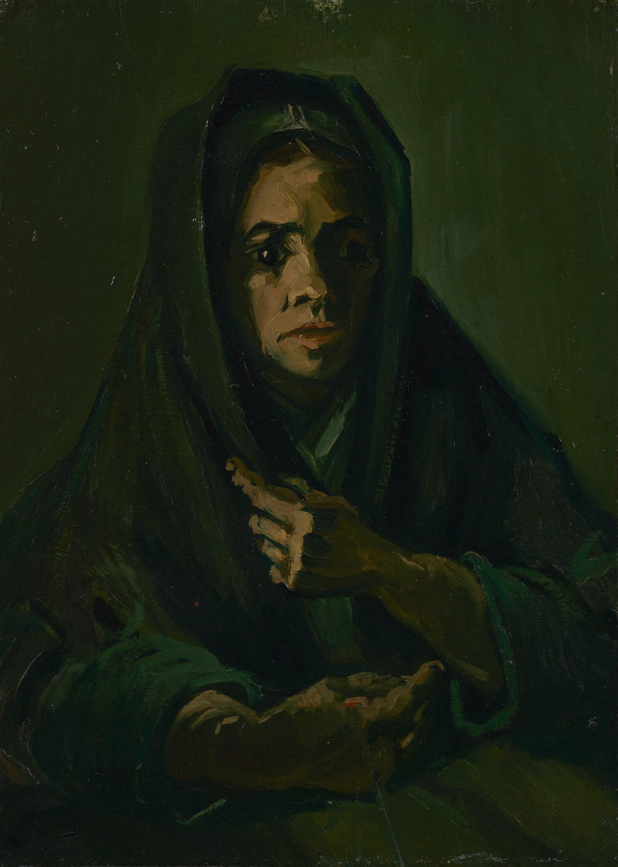 Vrouw met rouwsjaal - Vincent van Gogh