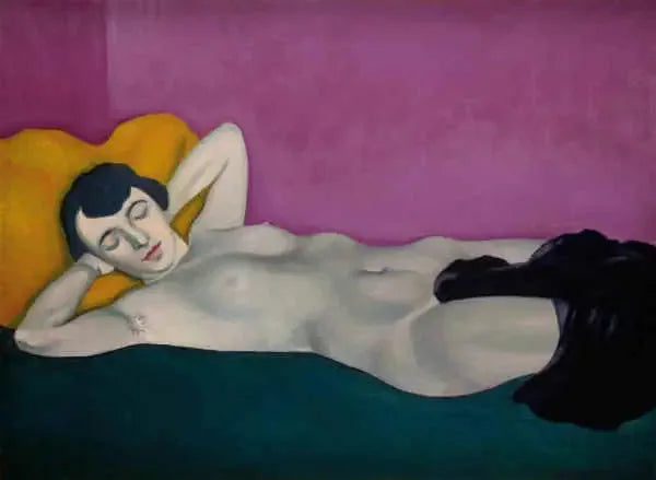 Vrouw die ligt op een paarse achtergrond - Félix Vallotton

Source:
Femme couchée sur fond violet - Félix Vallotton