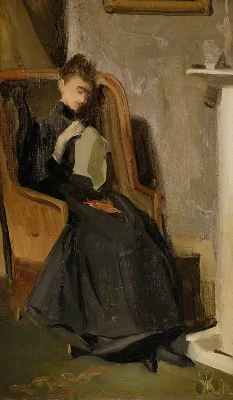 Vrouw die naait - James Abbott McNeill Whistler