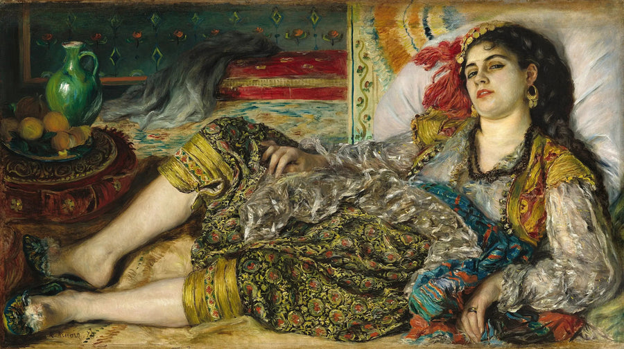 Vrouw van Alger - Pierre-Auguste Renoir