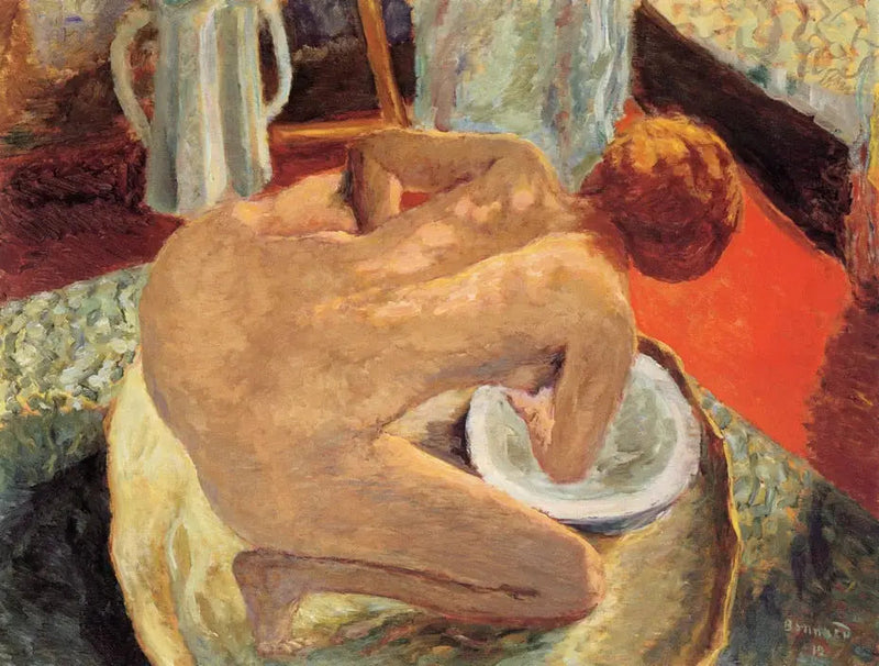 Vrouw in een bad - Pierre Bonnard