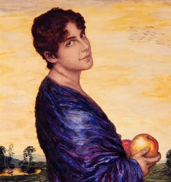 Vrouw in een Landschap - Franz Von Stuck