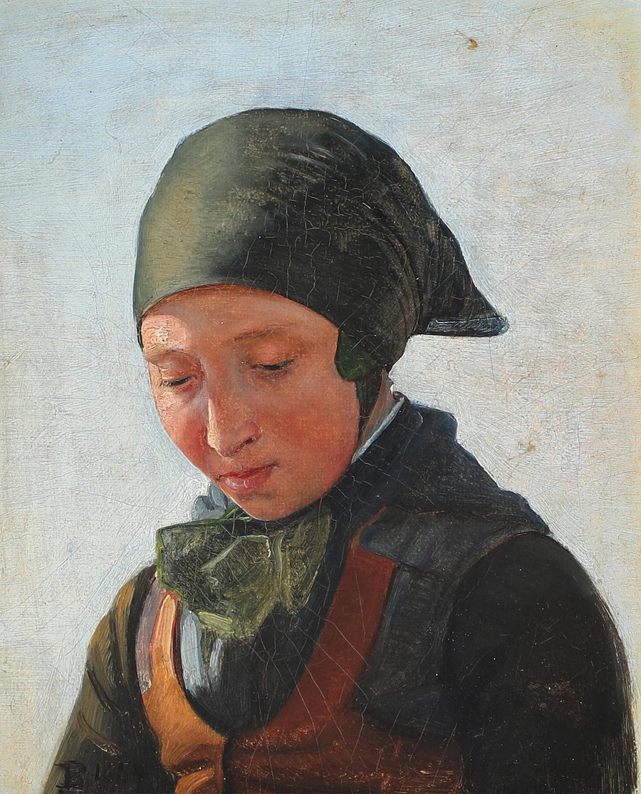 vrouw van Refsnæs. - Carl Heinrich Bloch