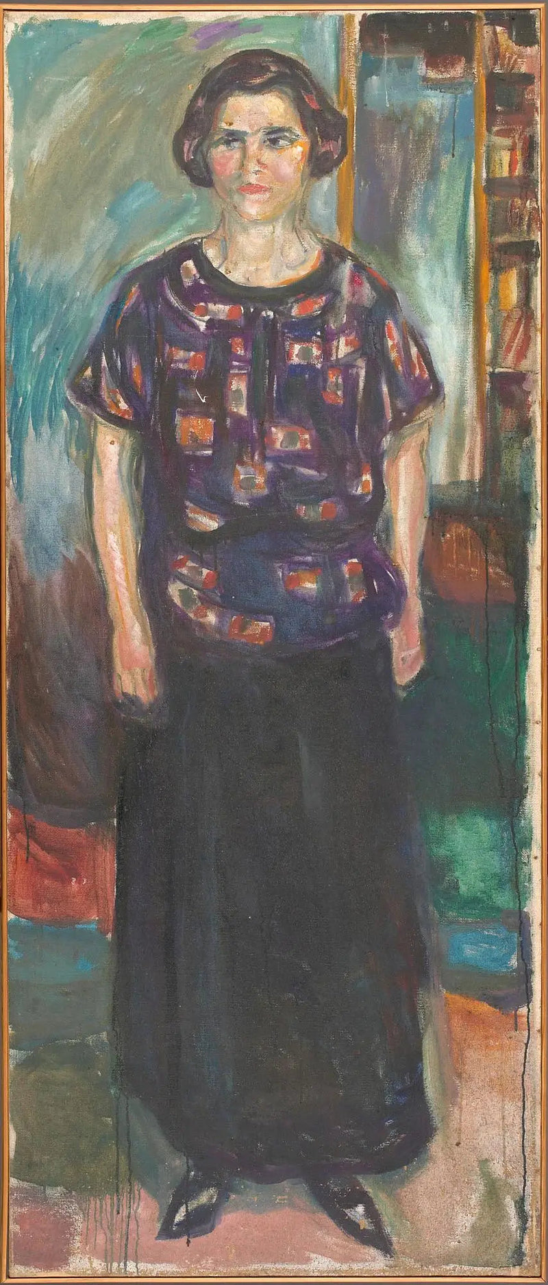 Vrouw staand - Edvard Munch