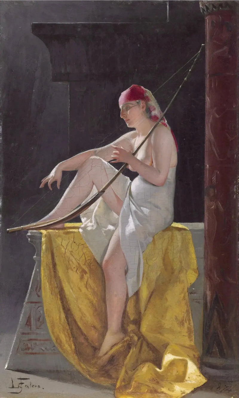 Egyptische vrouw met een harp - Luis Ricardo Falero

Source:
Femme égyptienne avec une harpe - Luis Ricardo Falero