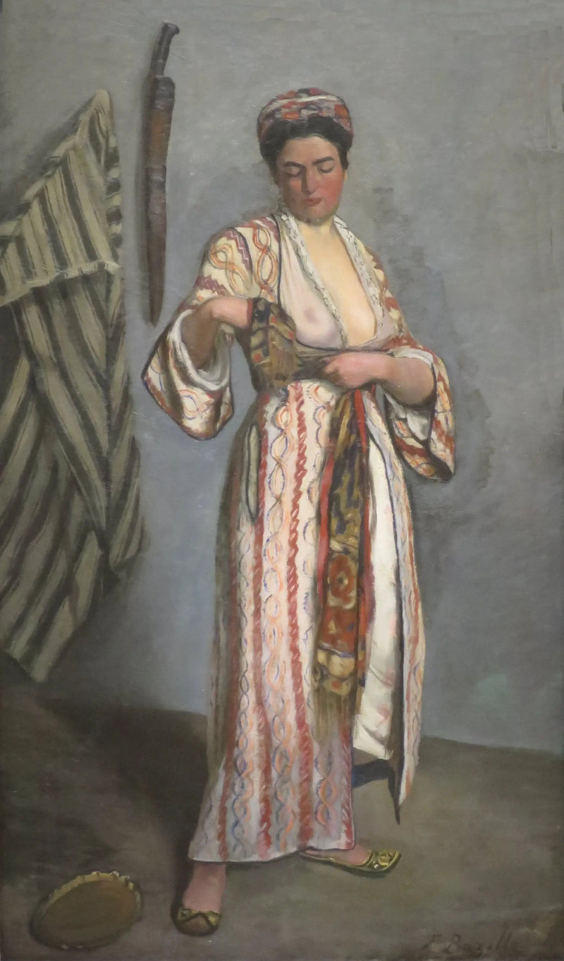 Vrouw in Moorse kostuum - Frédéric Bazille
