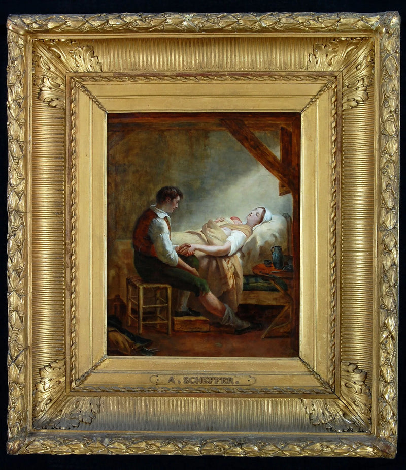 Vrouw in luiers - Ary Scheffer