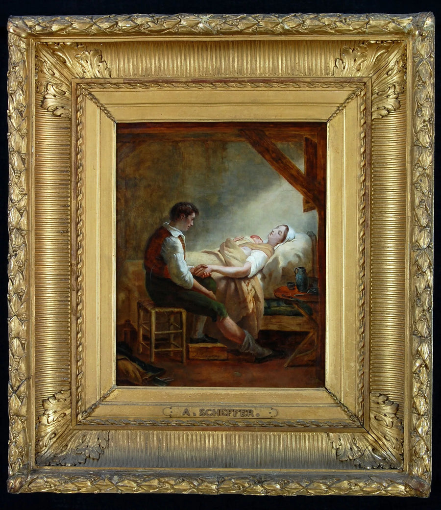 Vrouw in luiers - Ary Scheffer