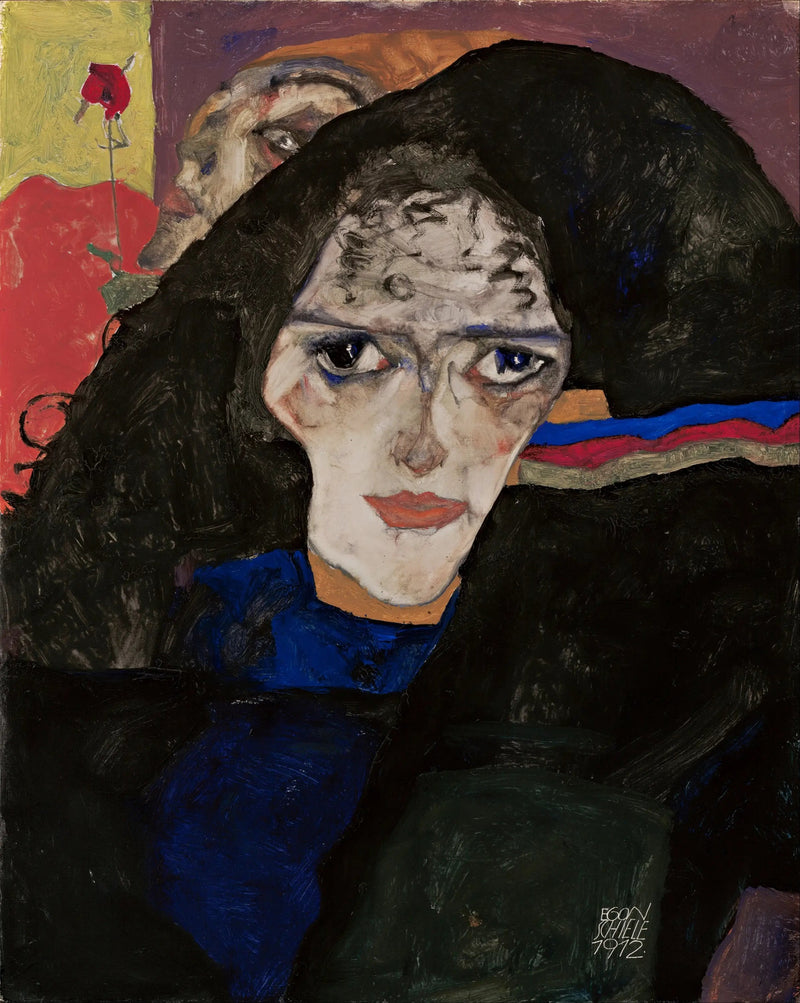 Vrouw in rouw - Egon Schiele