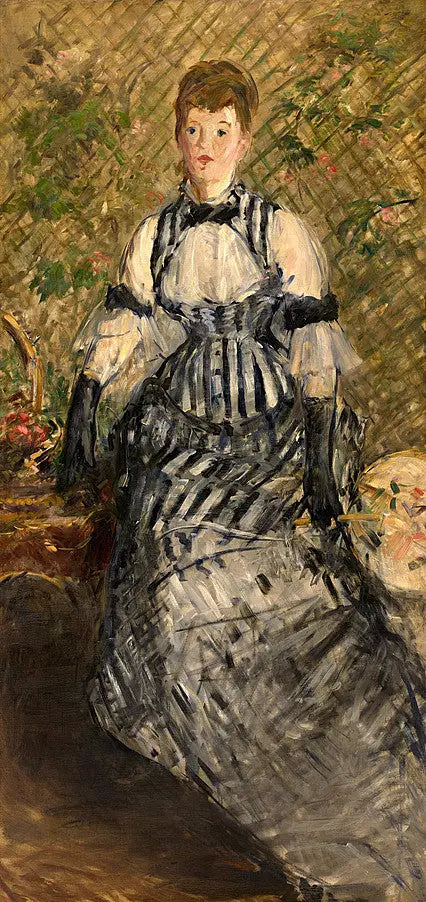 Vrouw in avondjurk - Édouard Manet