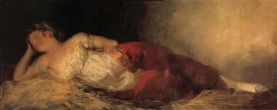 Slapende vrouw - Francisco de Goya
