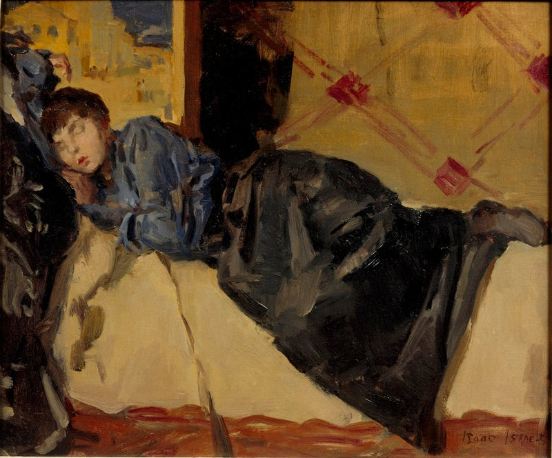 slaande vrouw - Isaac Israëls