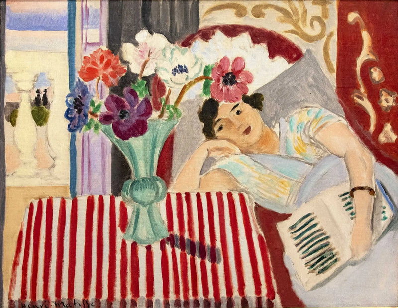 Vrouw en anemonen - Henri Matisse