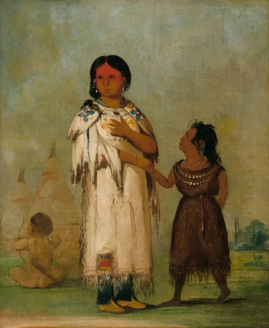 Vrouw en kind Assiniboine - George Catlin

Source:
Femme et enfant assiniboine - George Catlin
