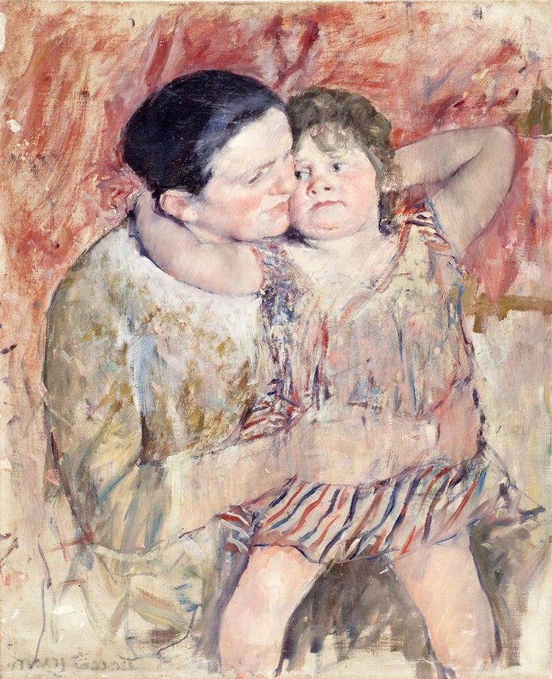 Vrouw en kind - Mary Cassatt