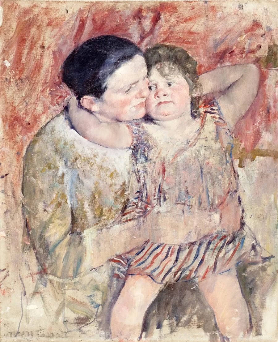 Vrouw en kind - Mary Cassatt