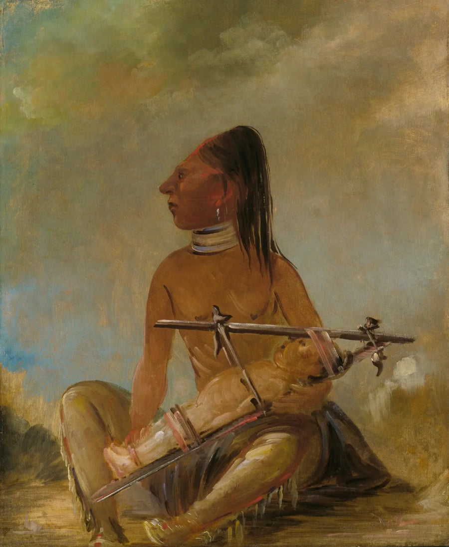 Vrouw en kind, die laten zien hoe de hoofden van kinderen plat worden - George Catlin

Source:
Femme et enfant, montrant comment les têtes des enfants sont aplaties - George Catlin