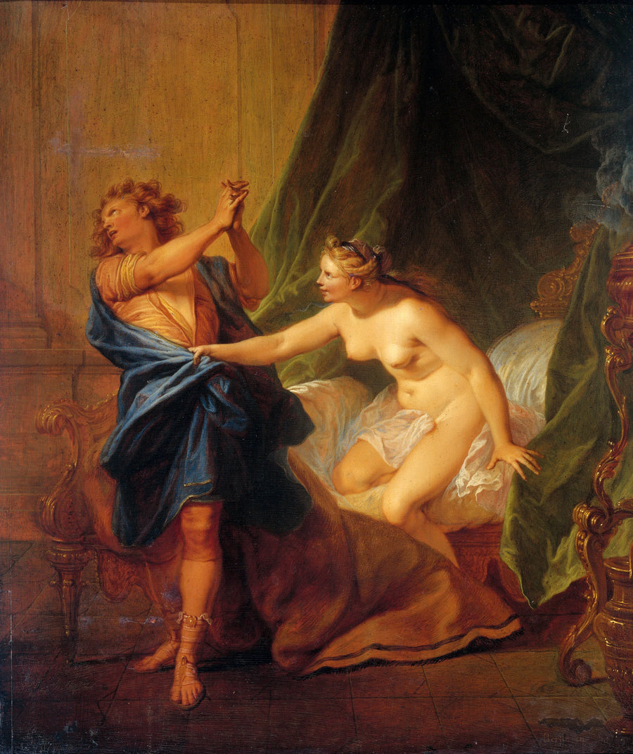 La femme de Joseph et Potiphar - Nicolas Bertin