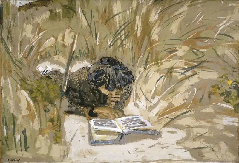 Vrouw die leest - Édouard Vuillard