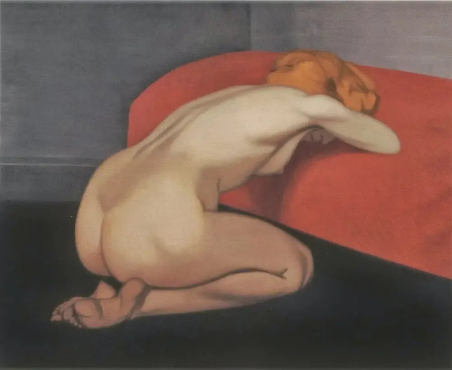Naakte vrouw knielend voor een rood bankje - Félix Vallotton

Source:
Femme nue agenouillée devant un canapé rouge - Félix Vallotton