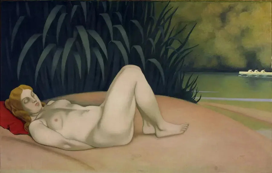 Naakte vrouw slapend aan de rand van het water - Félix Vallotton

Source:
Femme nue endormie au bord de l'eau - Félix Vallotton
