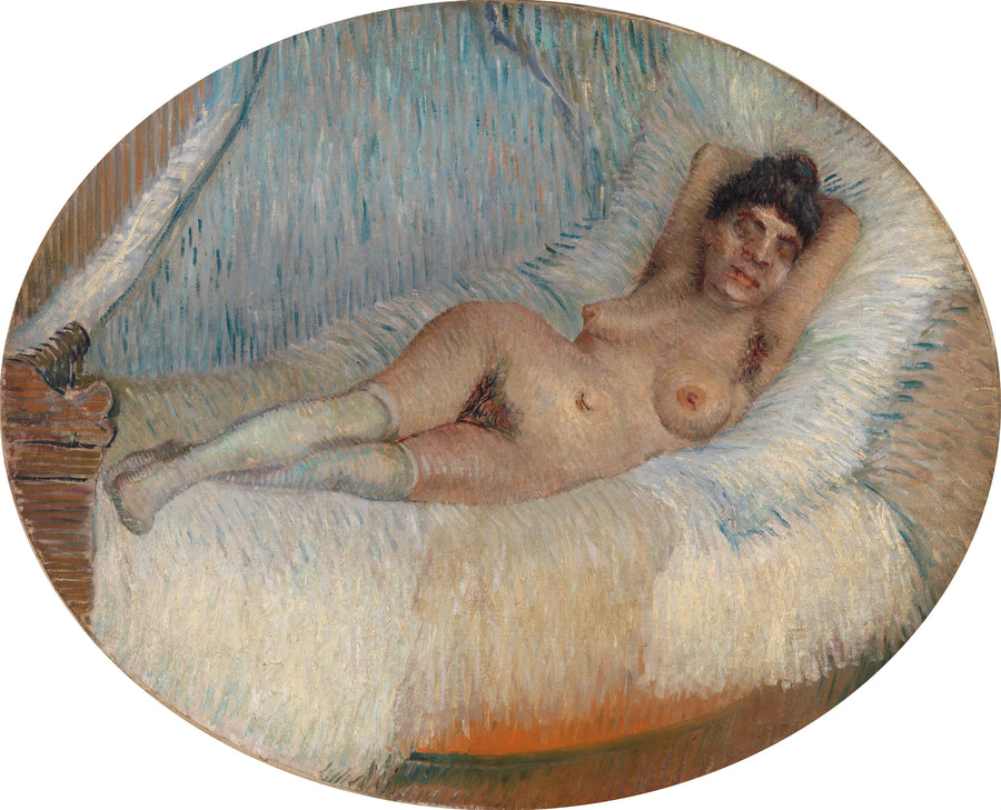 Naakte vrouw op een bed - Vincent van Gogh