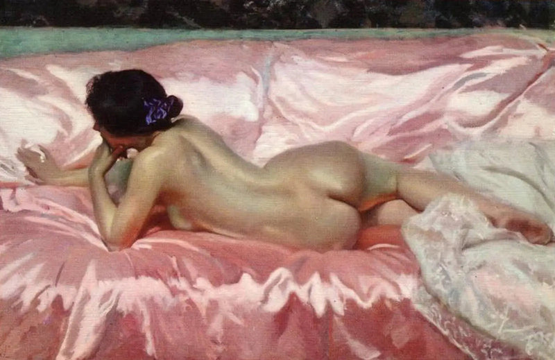 Naakte vrouw - Joaquín Sorolla