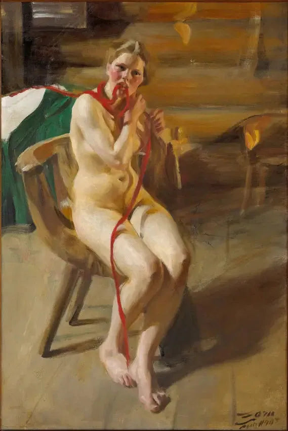 Naakte vrouw die haar haar kamt - Anders Zorn

Source:
Femme nue se peignant les cheveux - Anders Zorn