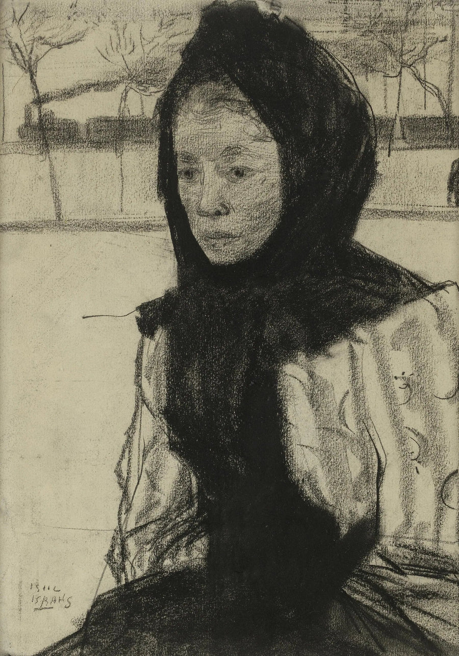 Vrouw met een hoofddoek - Isaac Israëls