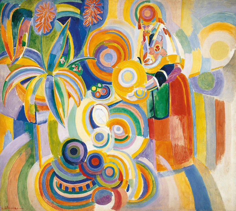 Portugese vrouw - Robert Delaunay