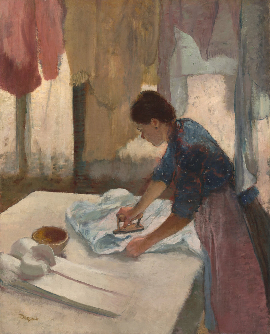 Femme, repassage - Edgar Degas