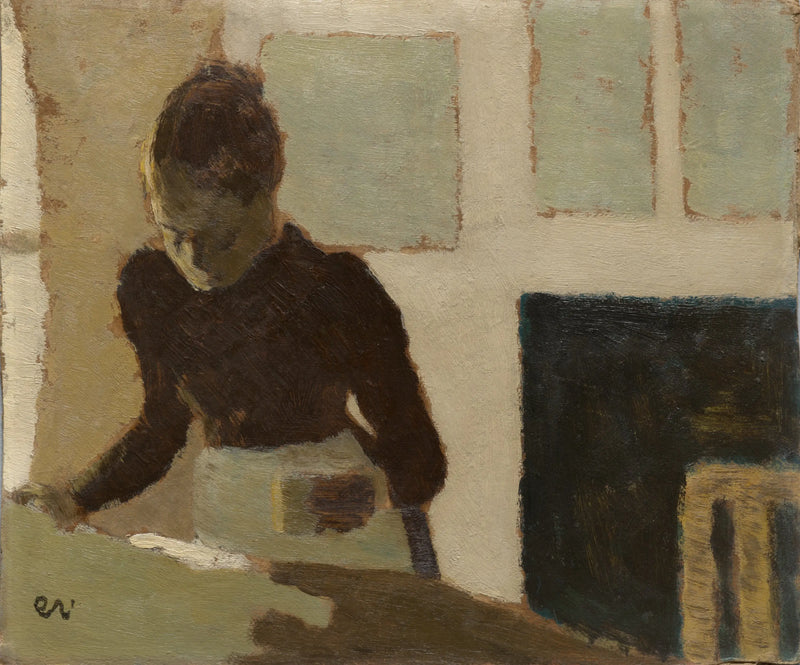Vrouw die strijkt - Édouard Vuillard