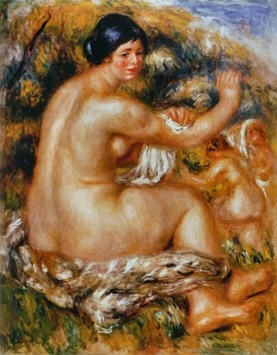 Vrouw die zich afdroogt - Pierre-Auguste Renoir