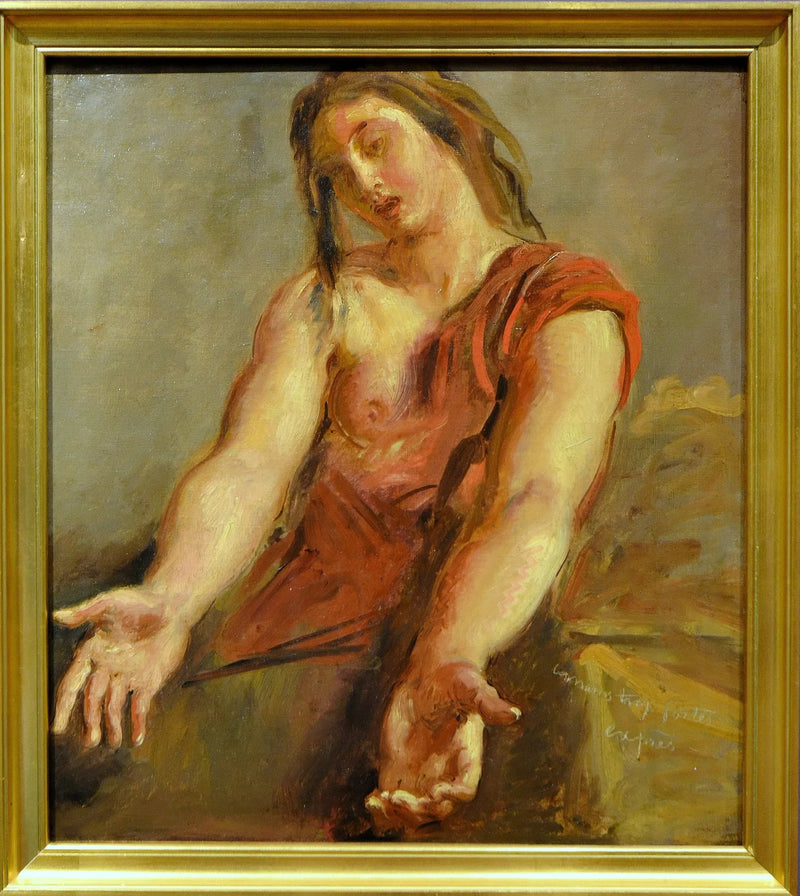 Vrouw die smeekt - Théodore Chassériau