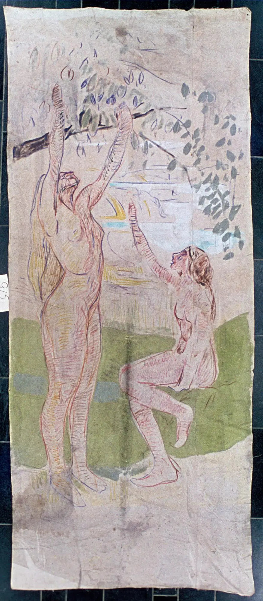 Vrouwen bij de oogst - Edvard Munch