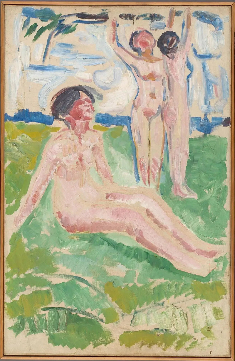 Vrouwen bij de oogst - Edvard Munch