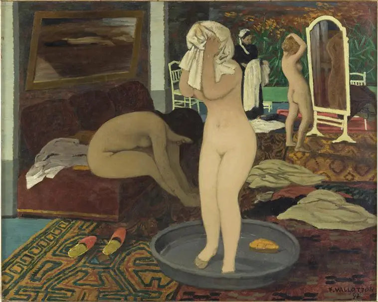 Vrouwen bij hun toilette - Félix Vallotton

Source:
Femmes à leur toilette - Félix Vallotton