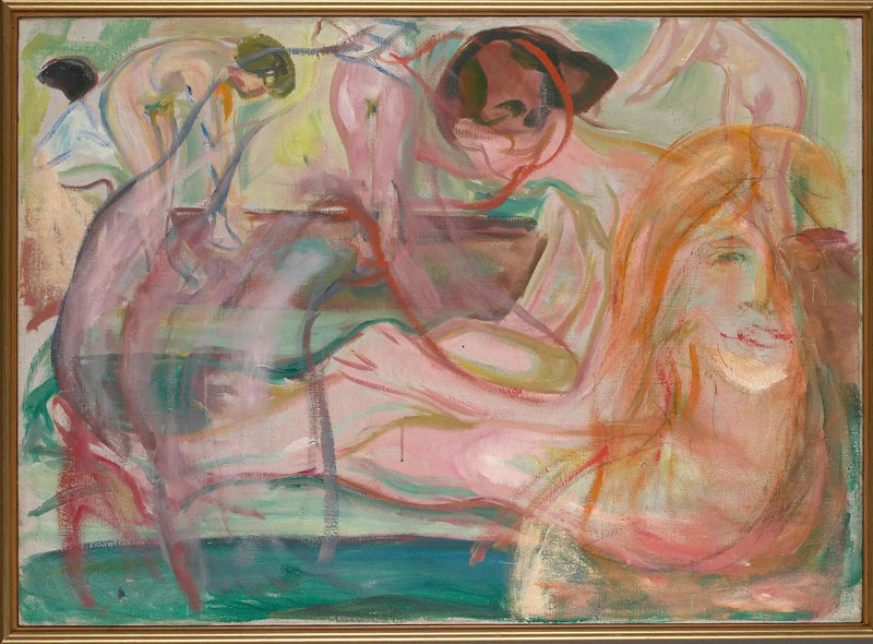 Vrouwen in bad - Edvard Munch