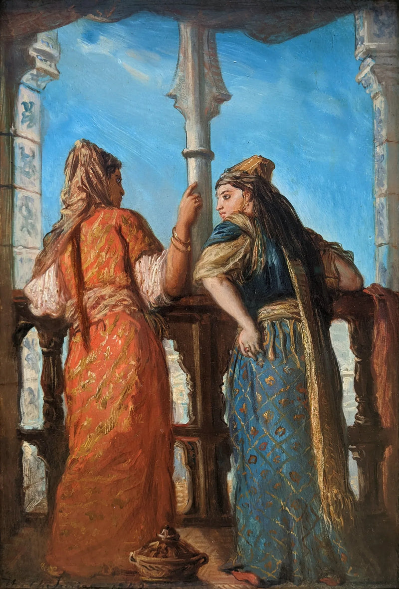 Vrouwen op het balkon, Algiers - Théodore Chassériau